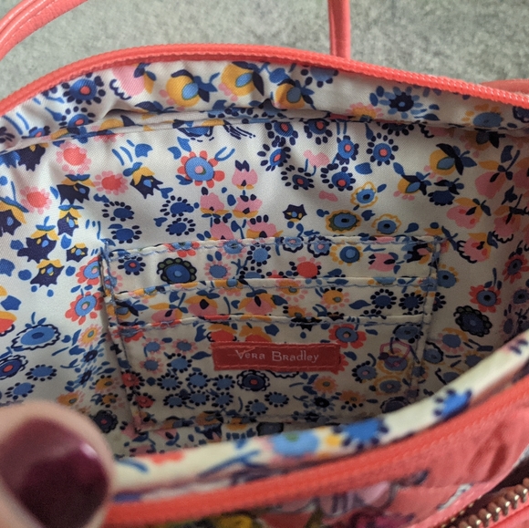 Vera Bradley Coral Floral Little Crossbody - Picture 5 of 5